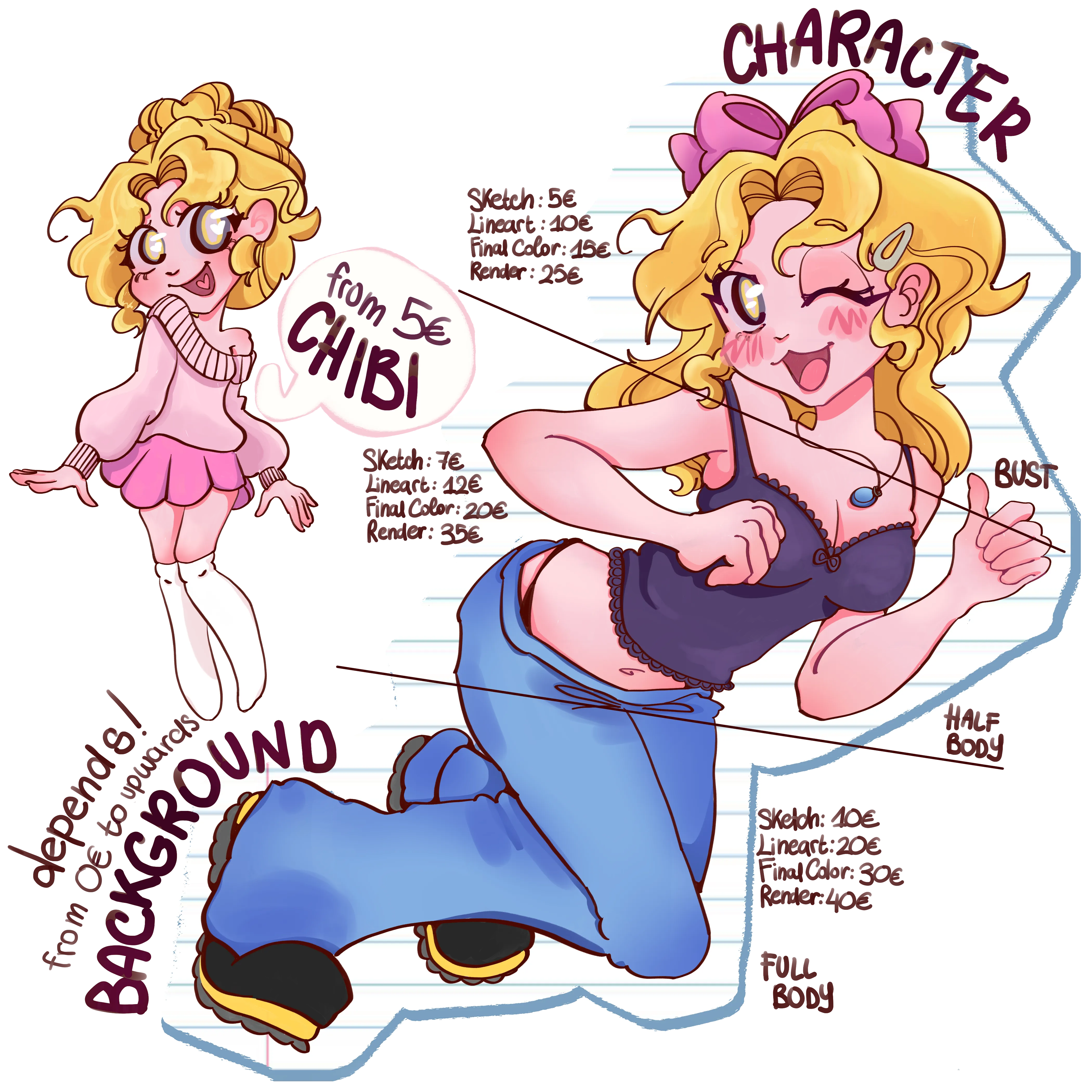 Tabella prezzi di riferimento