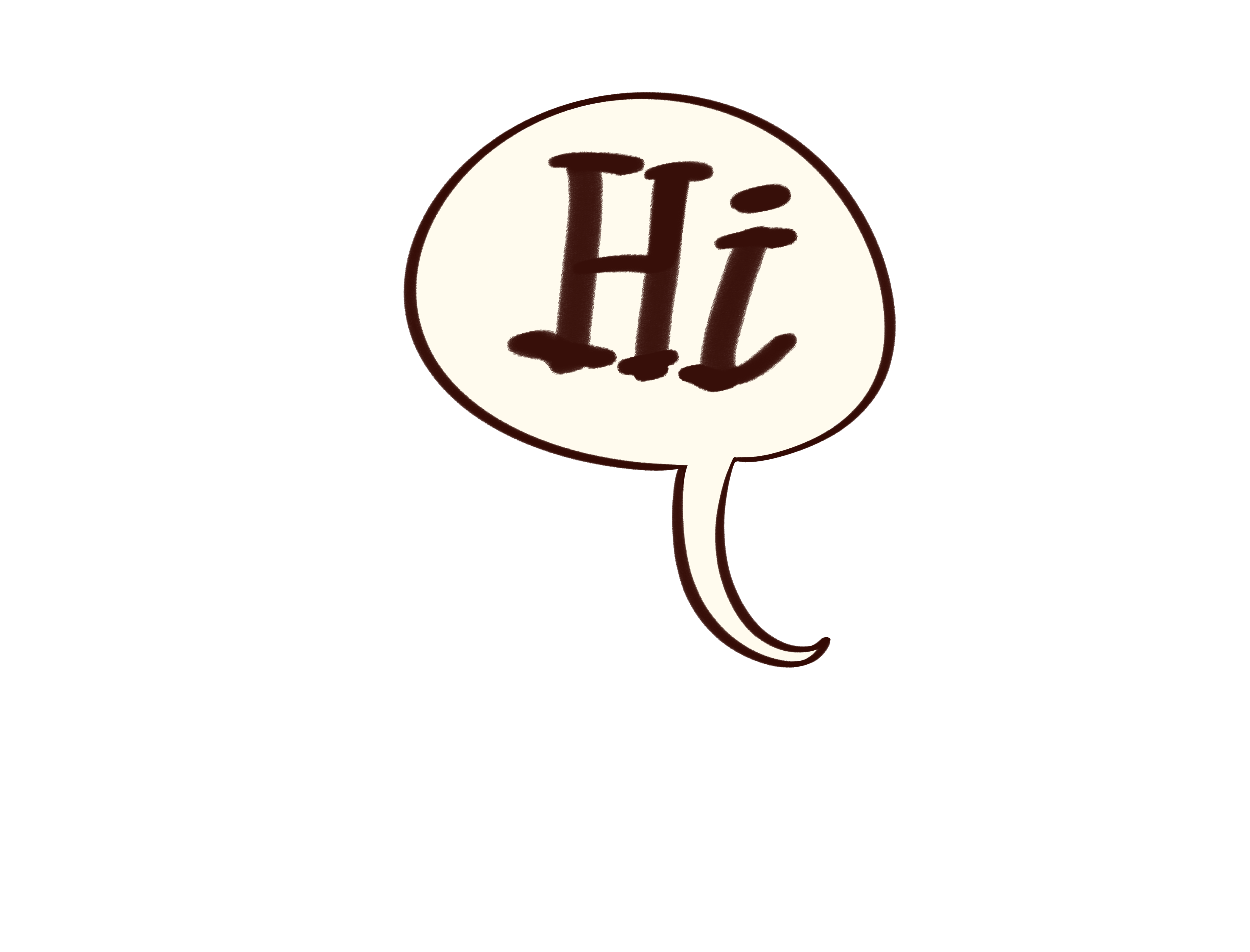 Balloon 'Hi'
